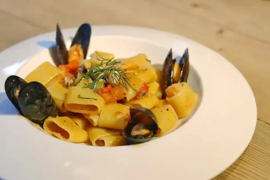 Каламарата с морепродуктами